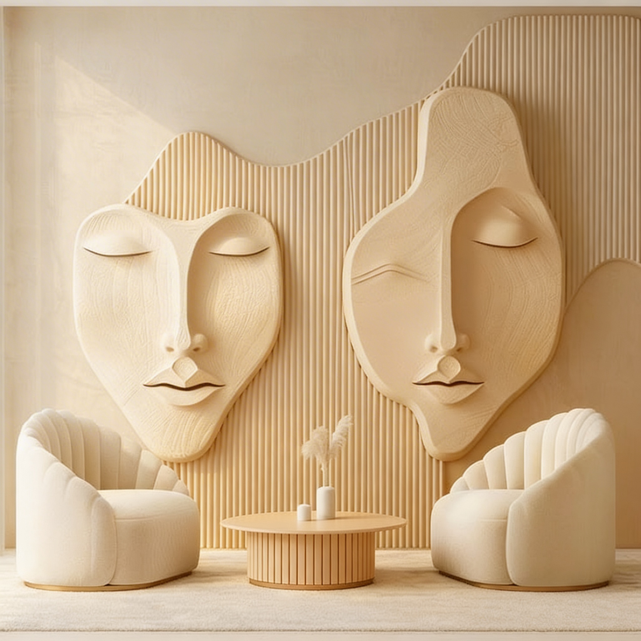 Refined seating area in the ETERNO business lounge.
